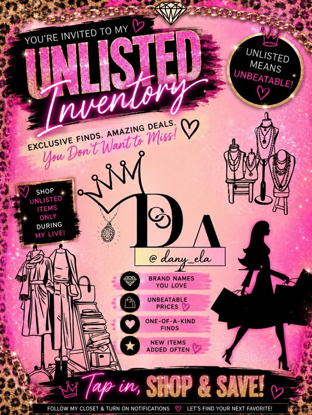 Unlisted Inventory Live Show Listing